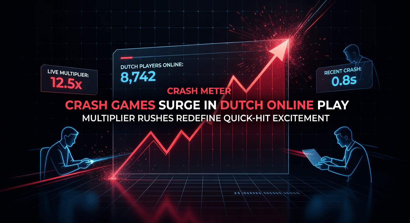 Grafiek met stijgende crash game multipliers en Nederlandse spelers die cashen voor de crash
