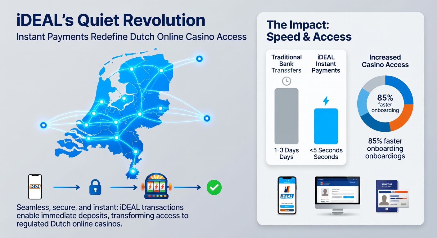 Grafiek met stijgende iDEAL-transacties in Nederlandse online casino's, inclusief pieken in april 2026