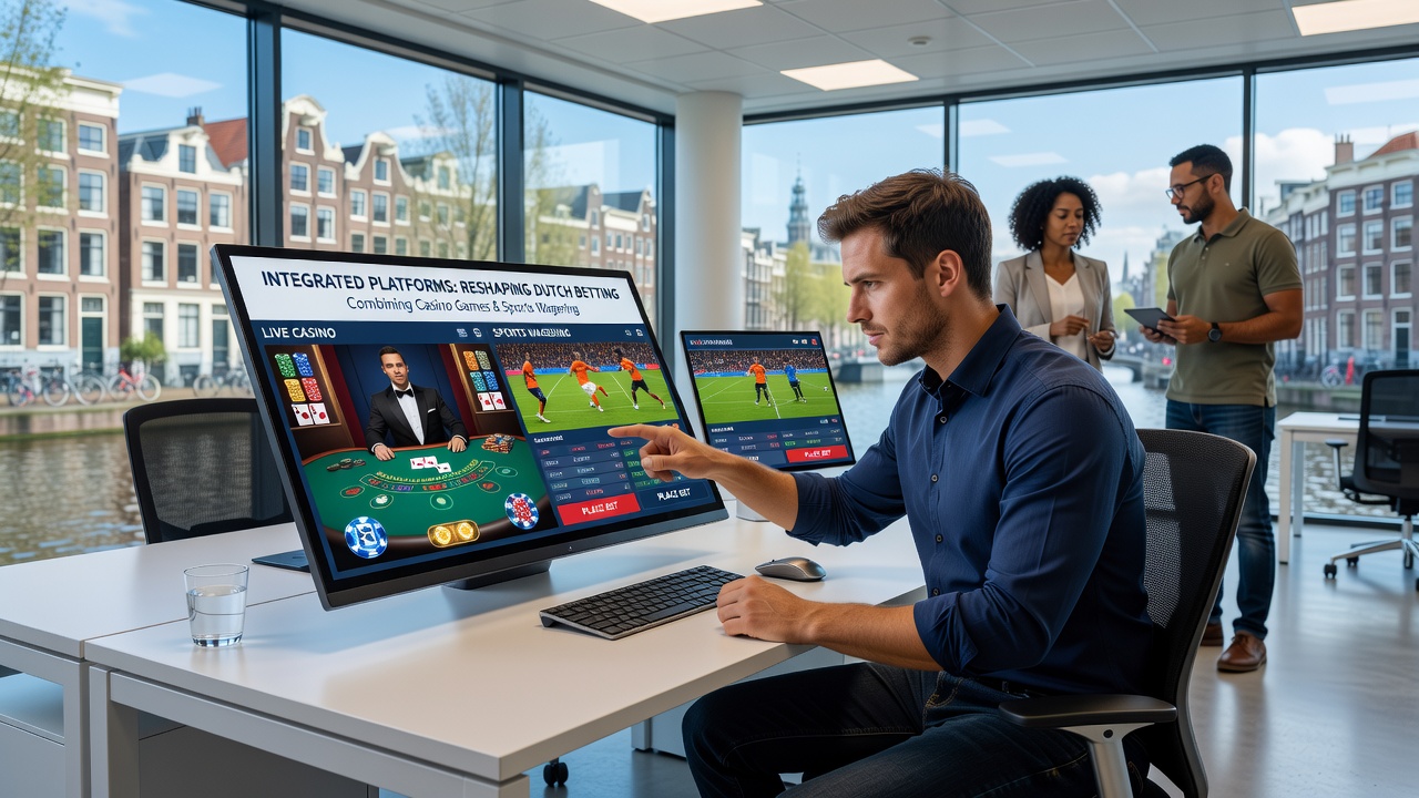 Gebruikers combineren sportweddenschappen en casinospellen via één geïntegreerd platform met gedeelde functionaliteiten