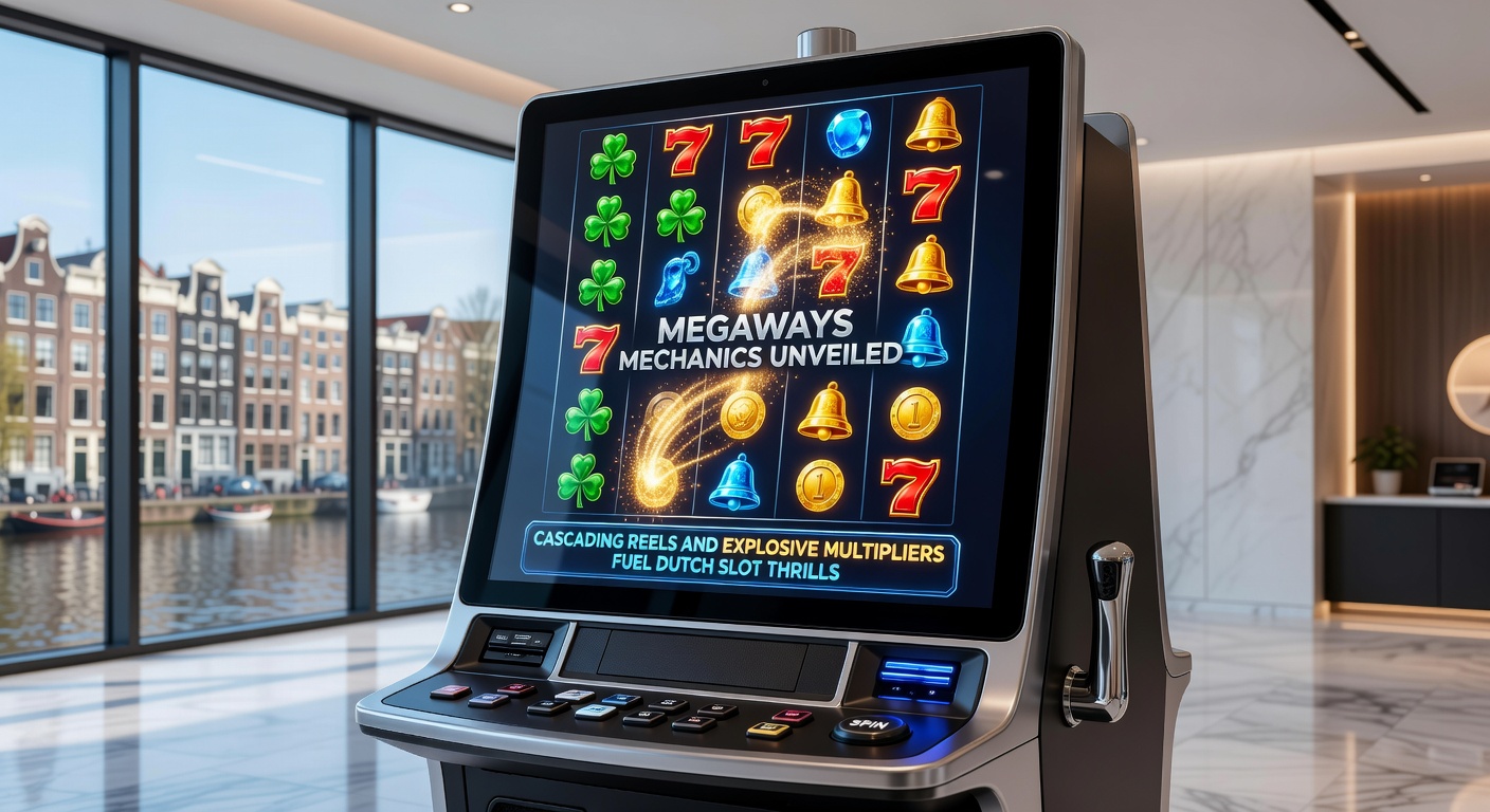 Close-up van cascading reels in actie met multipliers die exploderen op een populair Megaways slot