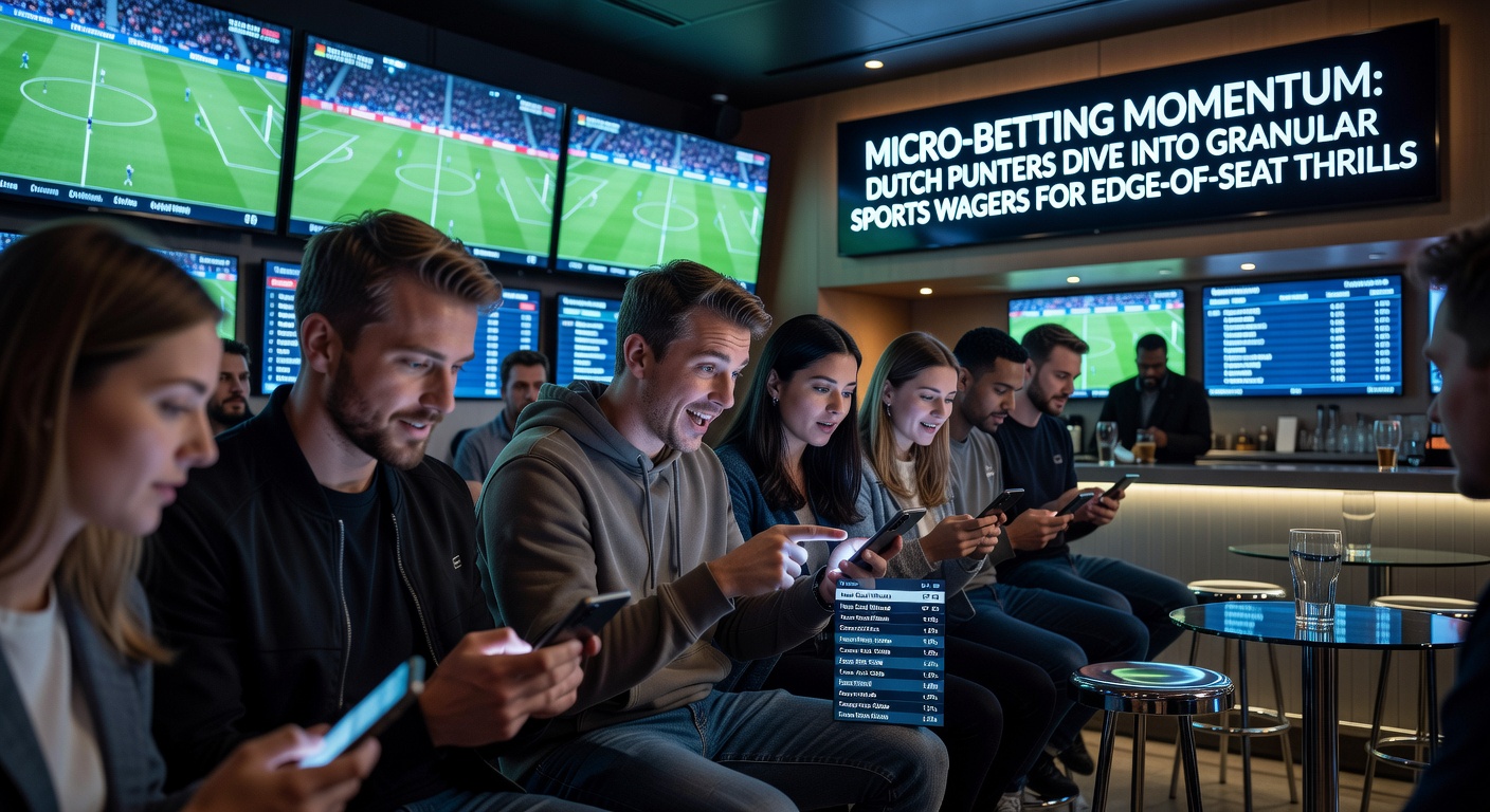 Nederlandse gokker volgt live voetbalwedstrijd en plaatst micro-bet op volgende corner via mobiele app