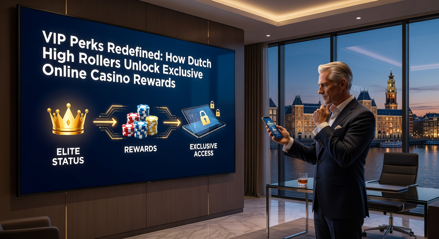 High roller geniet van exclusieve VIP-event met champagne en hoge inzet tafels in Nederlands casino-thema